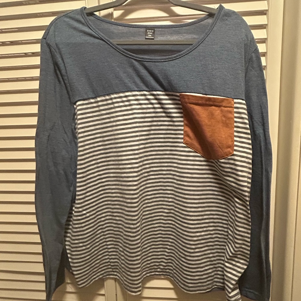 SHEIN Blue Casual Top